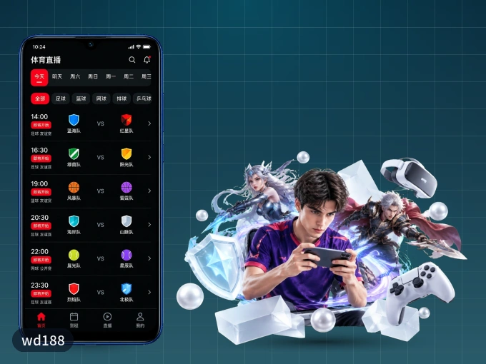 wd188 APP，赛事实时更新更方便